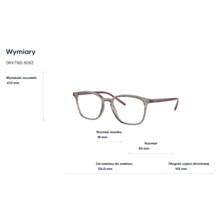 Ray-Ban 0RX7185-8083